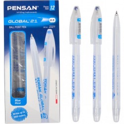 Ручка "Global"Pen масл  дубл. (син.) №2221/2002 /