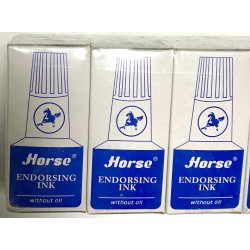 Штемпельная краска Horse синяя 013-BL (30мл)