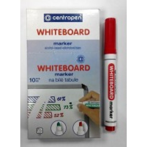 Маркер "Centropen" №8559 whitebord круглый (красн.