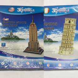 Пазлы 3D поролон №568 Замки (4 вида)