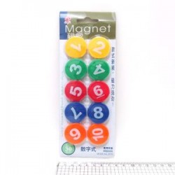 Магнит 1567DSCN "Цифры 1-10" 10шт, 3см