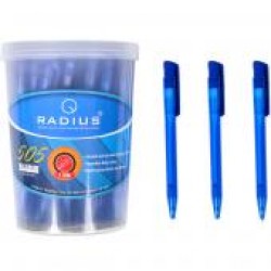Ручка автомат шар. Radius - 505  (уп-50/пластик ба