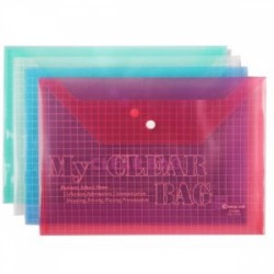 Папка-конверт B6 My CLEAR (плотная) 16C