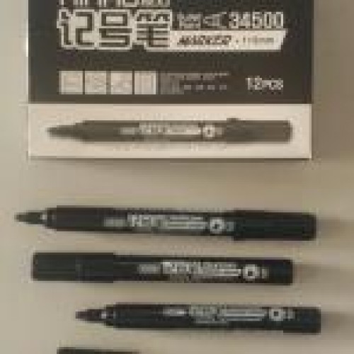 Маркер "Aihao"  AH34500  (черный) 5 мм