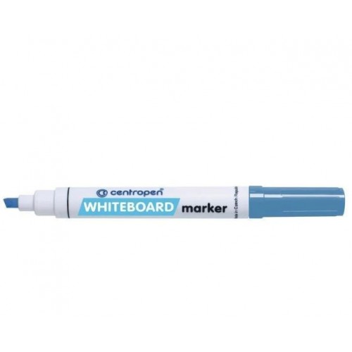 Маркер "Centropen" №8569 whitebord скошеный (синий