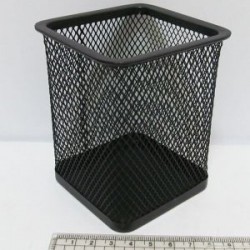 Подставка для ручек метал. сетка DSCN3545_BK "Квад