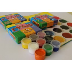 Гуаш   9 кол. "ЛЮКС КОЛОР"карт уп.9 кол./20 г  (ар