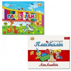 Пластилин -16 цв. "Пластиленд/Липландия" 320 гр. Т