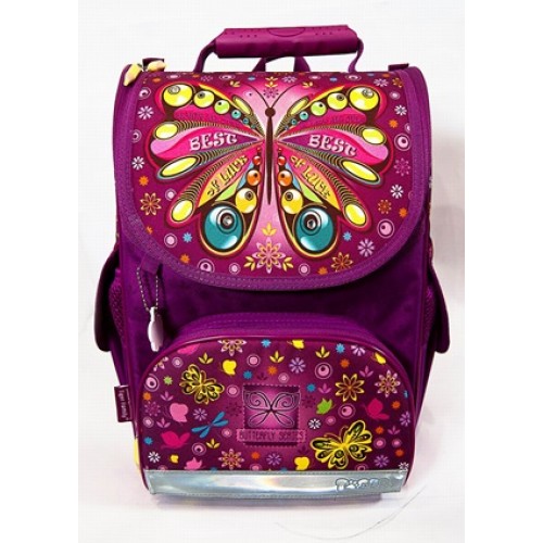 Ранец "TIGER" 2017 №1728Р "Big butterfly", детск.,