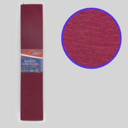 Бумага креповая 100% №KR110-8002 БОРДОВЫЙ 50*200см