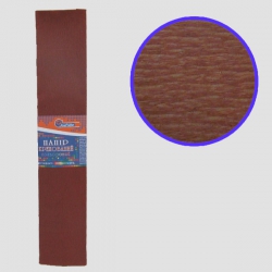 Бумага креповая 100% №KR110-8043 КОРИЧНЕВЫЙ 50*200