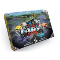 Игра-ходилка настольная Crazy Cars Race DTG 94R