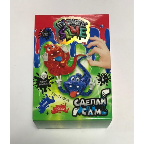 Игра " Сделай лизуна" Crazy Slime SLM-Mg с магнито