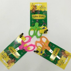 Ножницы  детск № 1006B SF  Peppy Pinto "Лапка"  (1