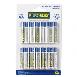 Батарейки щелочные Buromax / DURACELL LR06/AA  ВМ