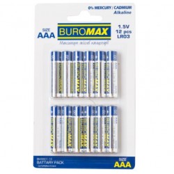 Батарейки щелочные Buromax / DURACELLR03/AАA  ВМ 5