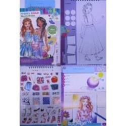Альбом с трафаретами и наклейками 203-90/ 37л.раск