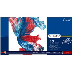 Кар. Chroma 12цв. №8010-12TN "MARCO" (уп1272) шес