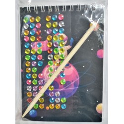 Гравюра-книжка  №10220 Космос, 10*14см / 10л+ пало
