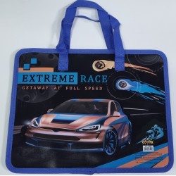 Папка-портф с ткан. ручк №13088 Extreme race (25,5
