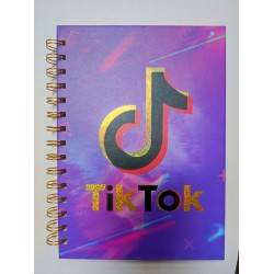 Блокнот А5 на спирали №1810-2 "Тик Ток" клетка, 80