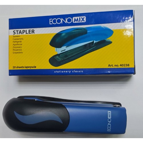 Зшивач "24" Е40238 Economix до 20арк. пласт корпус