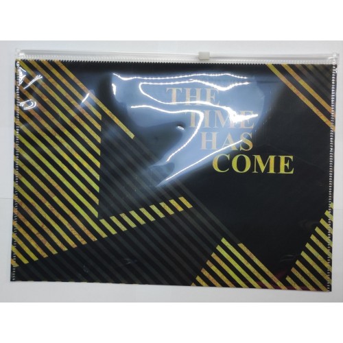 Папка на zip lock А4 (бегунок) №WB-401 /170 мк (32