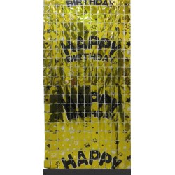 Фотозона-шторка из фольги 13002-G "Квадрат-Happy B