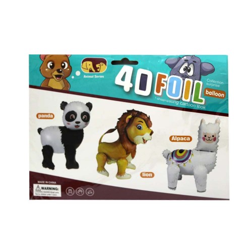 Шарик фольгированый 3D YY-F0930 ЛЕВ 54*62см