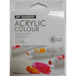 Краска акриловая 6 цв."Art Rangers"№32KREA0612C/РА