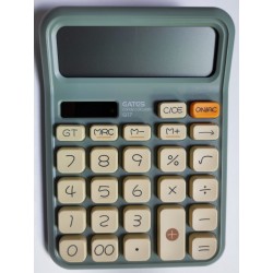 Кальк."EATES" Q-17 (12разр., 2 питания) Зеленый, Б