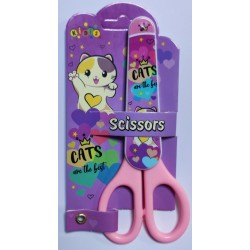 Ножницы  детск № 13584 в индивид.упак "Cats are th