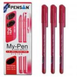 Ручка My-Pen (красн.) /25уп, 2000ящ
