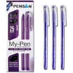 Ручка My-pen дубликат(фиол.) /25уп, 1000бл, 2000ящ